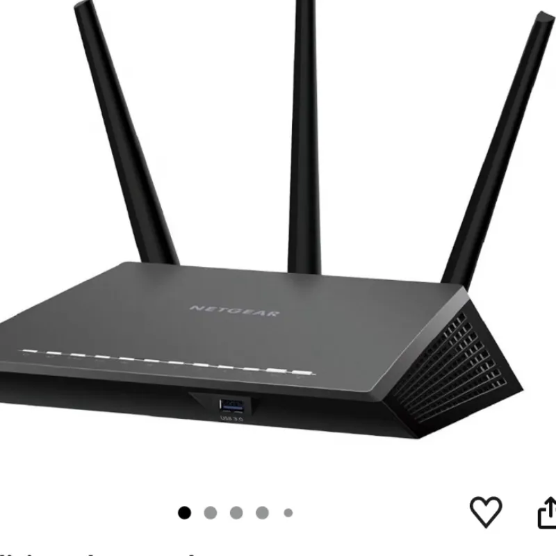 NETGEAR Nighthawk AC1900 Router WiFi de doble banda, enrutador Gigabit,