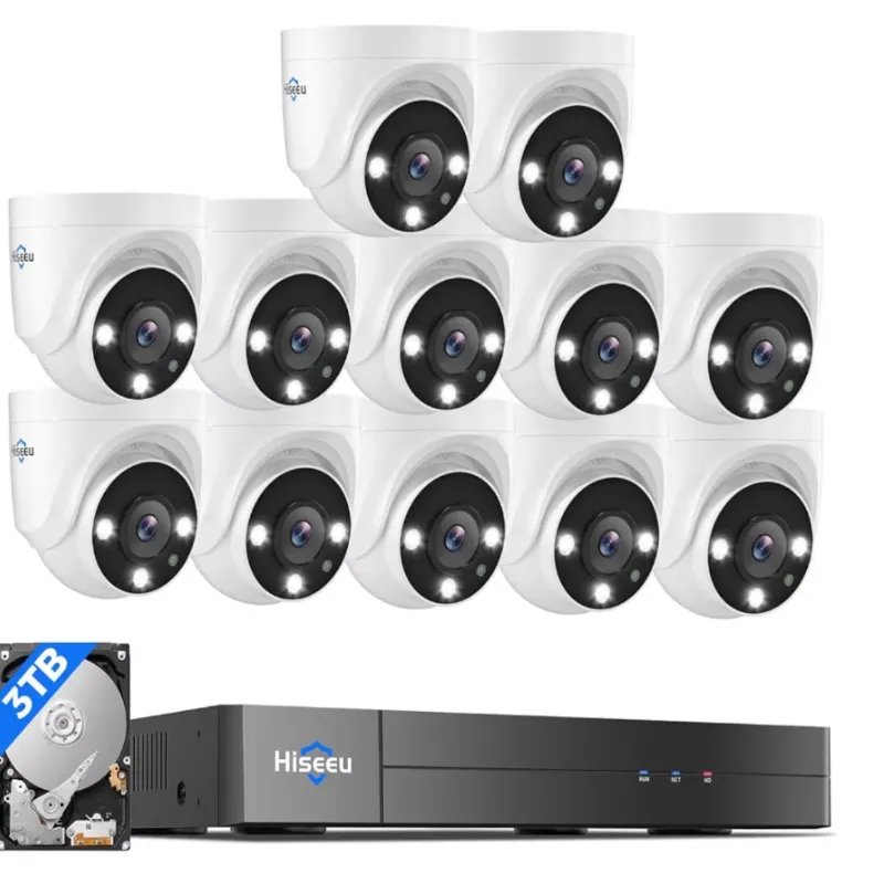 Sistema de 12 cámaras + disco duro 3tb