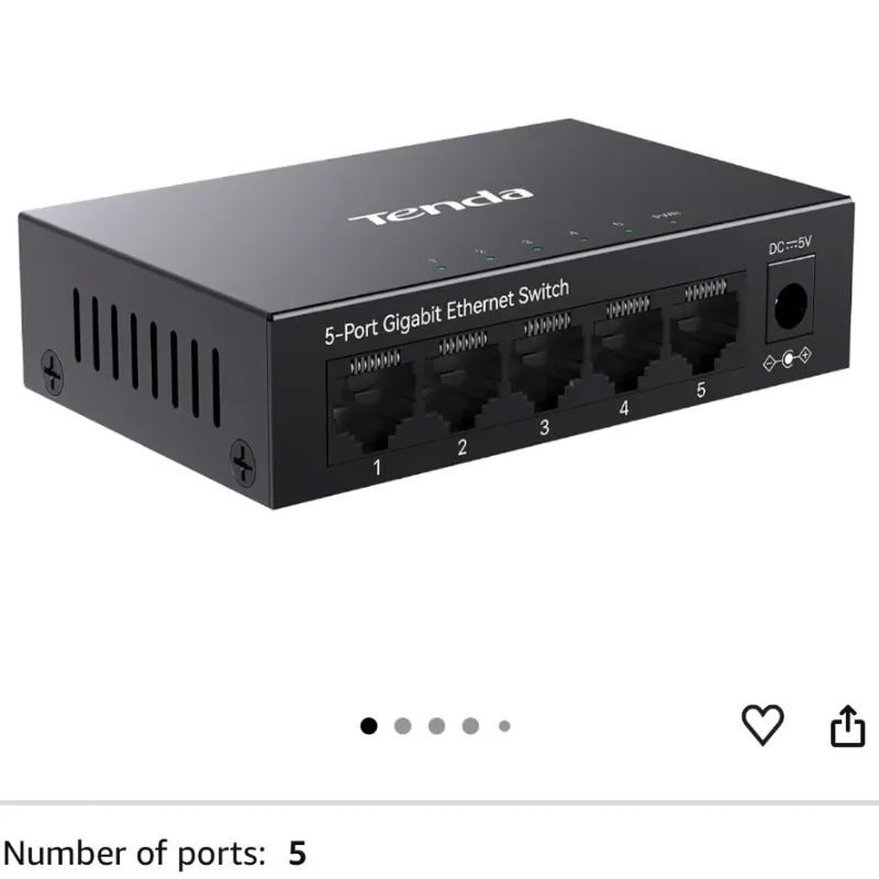 Switch Gigabit de 5 Puertos