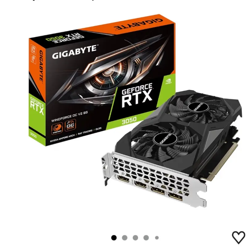 Tarjeta gráfica GeForce RTX 3050 WINDFORCE OC V2 6G