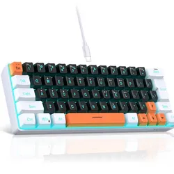 Teclado gaming, 63 Keys RGB