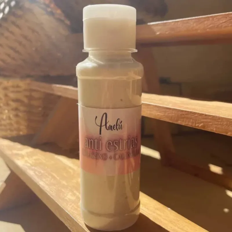 Crema anti estrías de colageno y aceite de caléndula