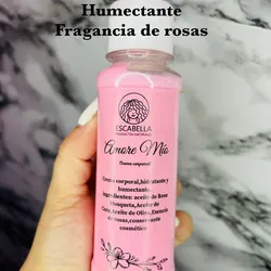 Crema Corporal Con fragancia  de rosas Amore mio