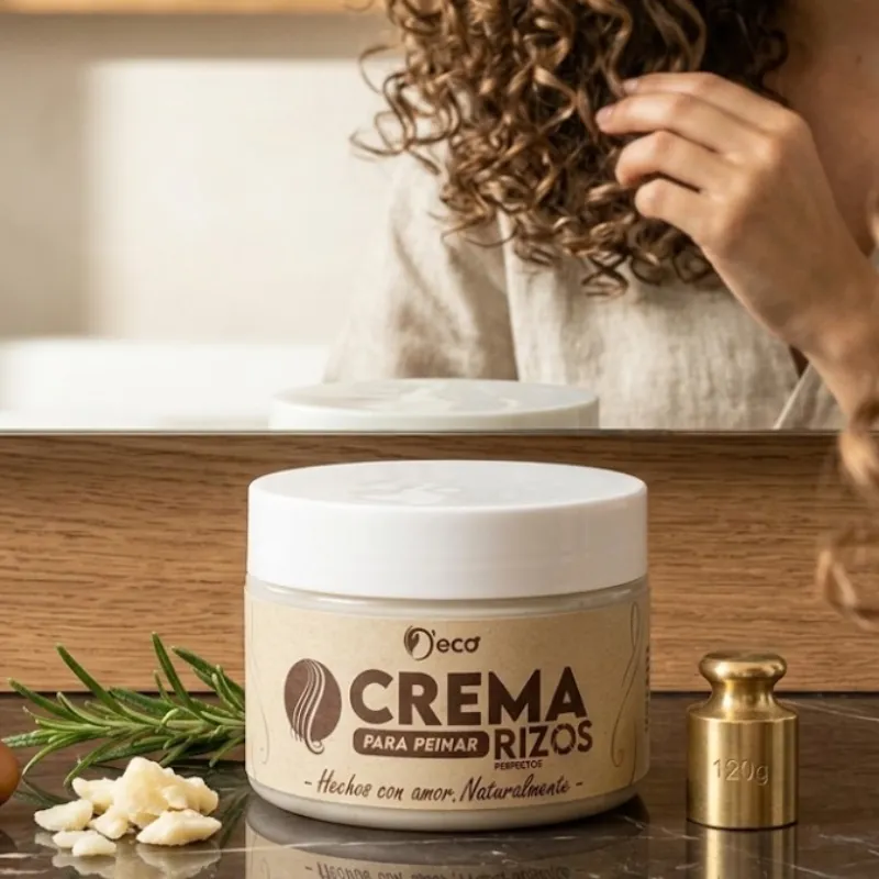 Crema para peinar y definir rizos