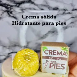 Crema solida para pies