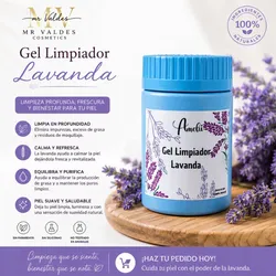 Gel limpiador de lavanda