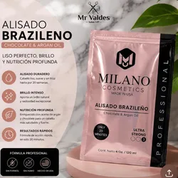 KERATINA MILANO CHOCOLATE Y ACEITE DE ARGAN.