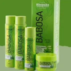 Kit de Shampo,acondicionador,mascarilla y finalizador de Babosa