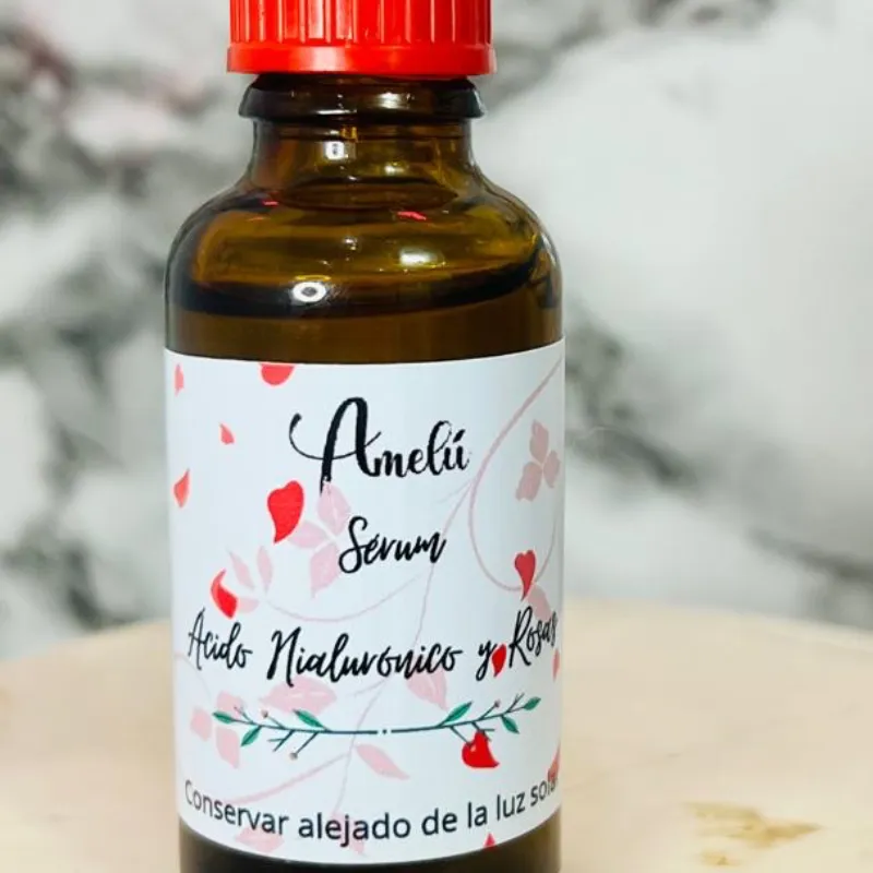 ❤️Sérum de Ácido Hialurónico y rosas