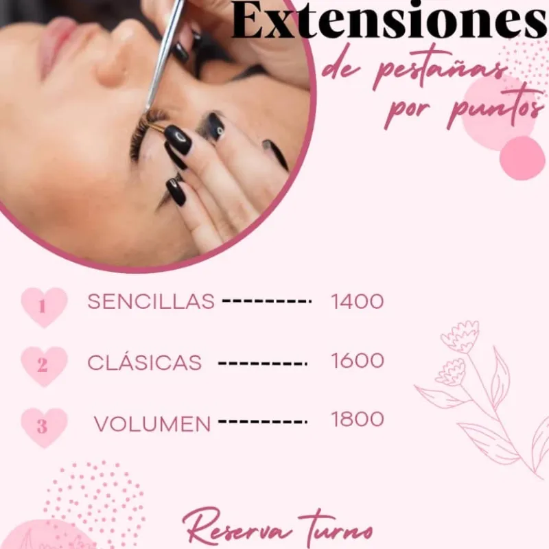 Pestañas punto por punto