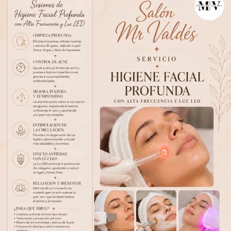 Sesiones de Higiene facial Profunda