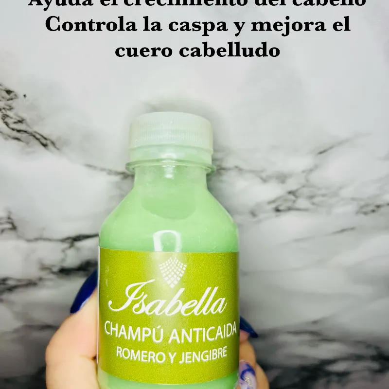 Shampoo Anti Caída Romero y Jengibre 
