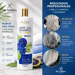 Shampoo matizador Mora azul