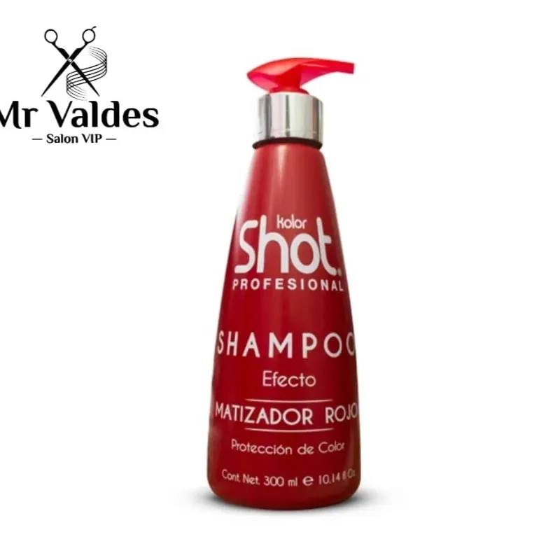 Shampoo matizador rojo