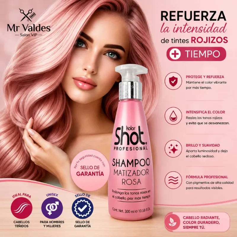 Shampoo Matizador Rosa