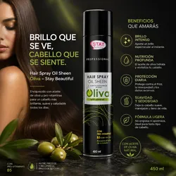 Silicona en sprey con aceite de oliva