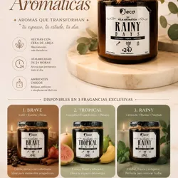 Velas aromáticas 