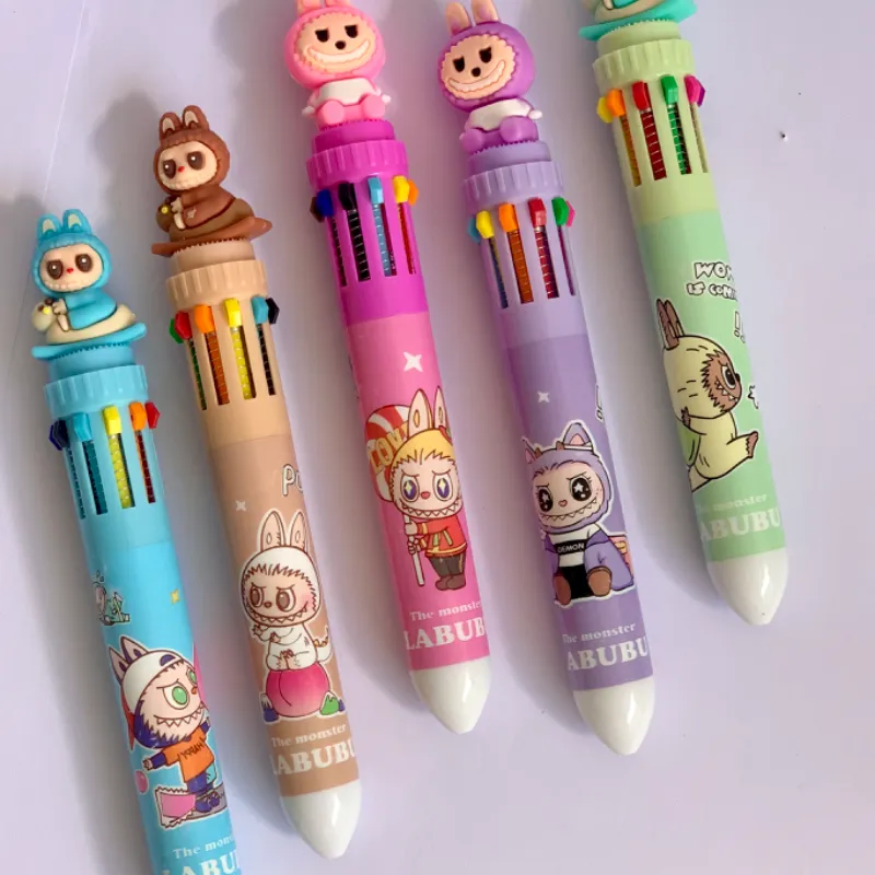 Bolígrafo 10 colores Labubu