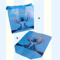 Bolsas de Regalo Reutilizables de Stitch "Happy Birthday"
