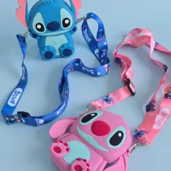 Carteras de Silicona Stitch y Ángel