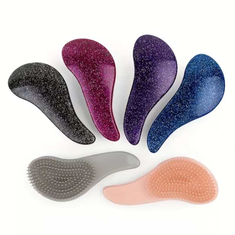 Cepillos Desenredantes con Glitter