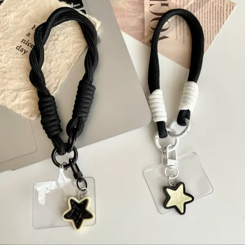 Correas para Celular con Dije de Estrella Bicolor
