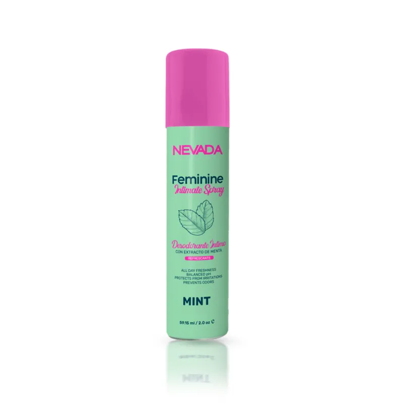 Desodorante íntimo en spray de menta 
