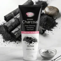 Exfoliante Facial de Carbón Activado