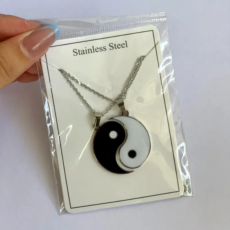Juego de 2 cadenas Ying-Yang