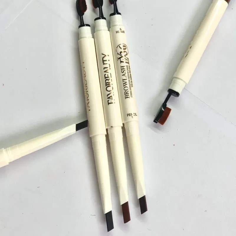 Lápiz de ceja 2 en 1