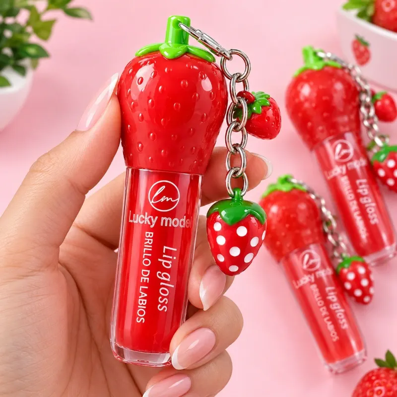 Llavero Brillo de Labios Fresita