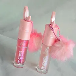 Llavero con brillo de labios