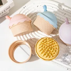Masajeador Capilar 3 en 1 en Forma de Heladito