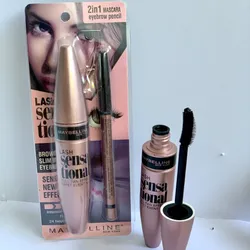 Máscara de pestañas y lápiz de cejas Maybelline
