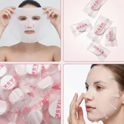 Mascarilla facial comprimida