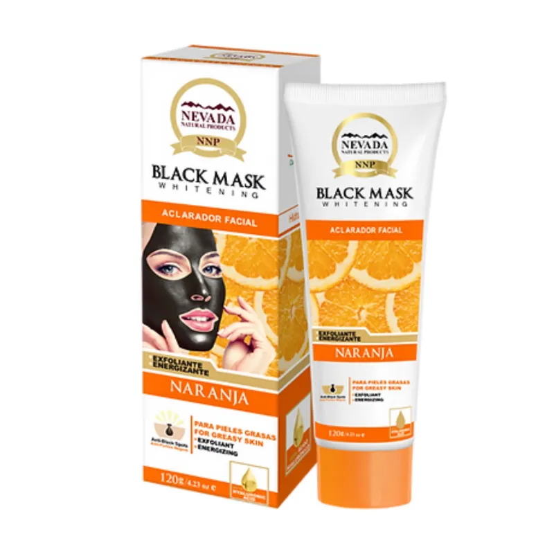 Mascarilla negra de Naranja