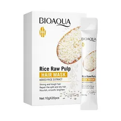 Mascarilla para el cabello de arroz 