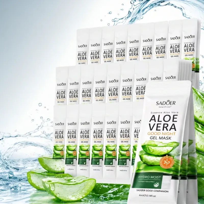 Mascarillas de Noche en Gel de Aloe Vera