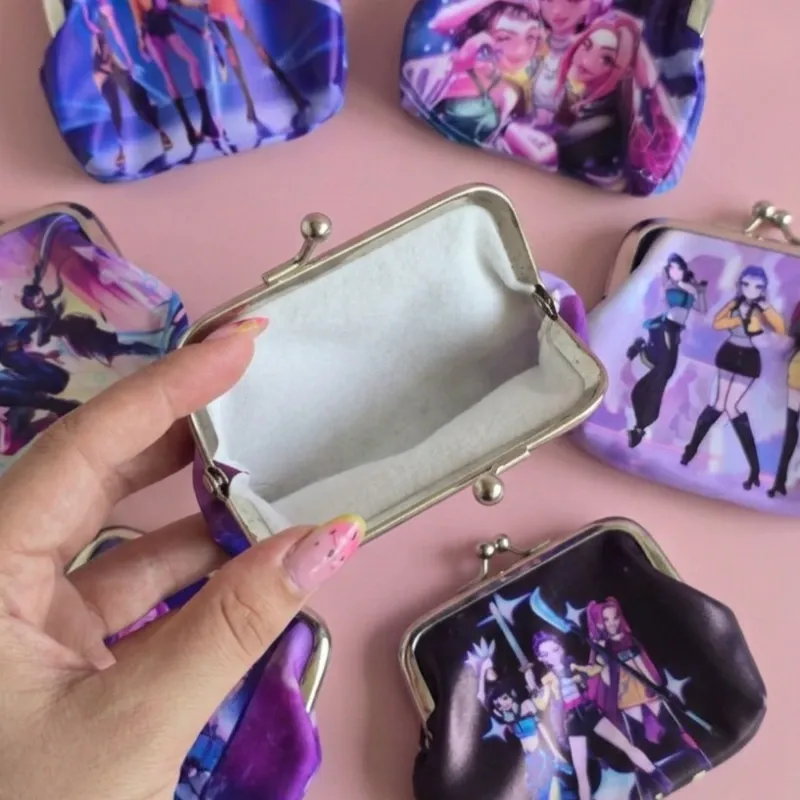 Monederos con Cierre de Boquilla Metálica K-Pop
