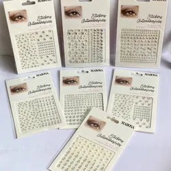 Pegatinas de perlas para cabello y rostro