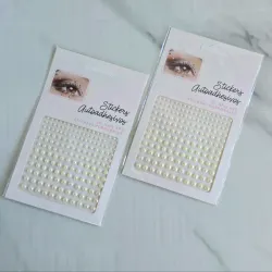 Pegatinas de perlas para cabello y rostro