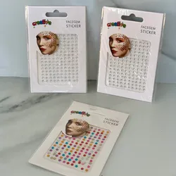 Pegatinas de perlas para el rostro y cabello