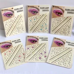 Pegatinas para el cabello y el rostro