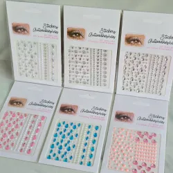 Perlas adhesivas para el rostro y el cabello