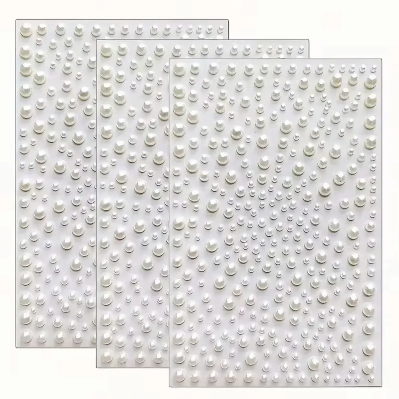 Perlas Adhesivas para Maquillaje y Cabello