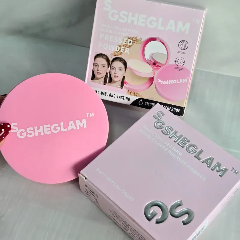 Polvo compacto de doble capa Sheglam