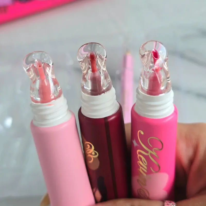 Set de brillos y delineadores de labios