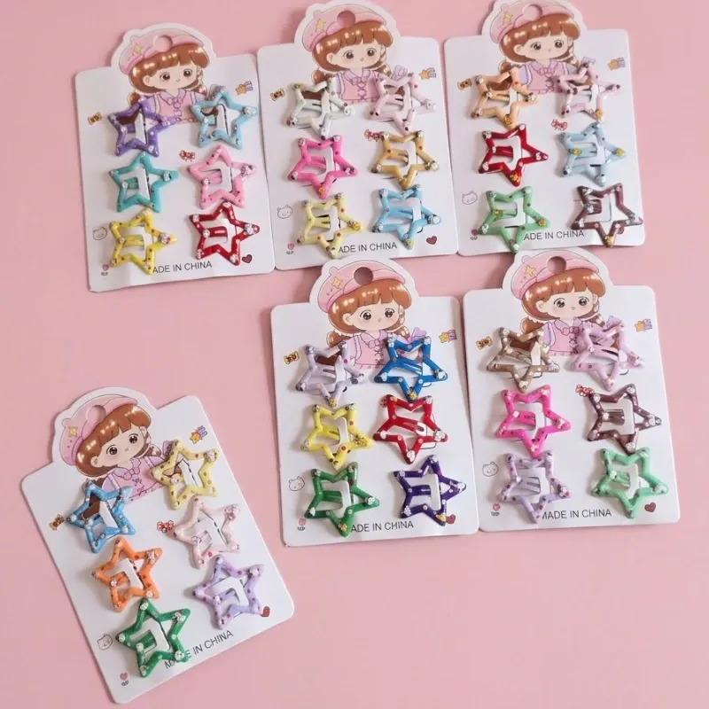 Set de Hebillas Estrella Snoopy y Hello Kitty