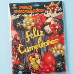 Set Grande de Decoración Iron Man