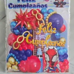 Set Grande de Decoración Spiderman